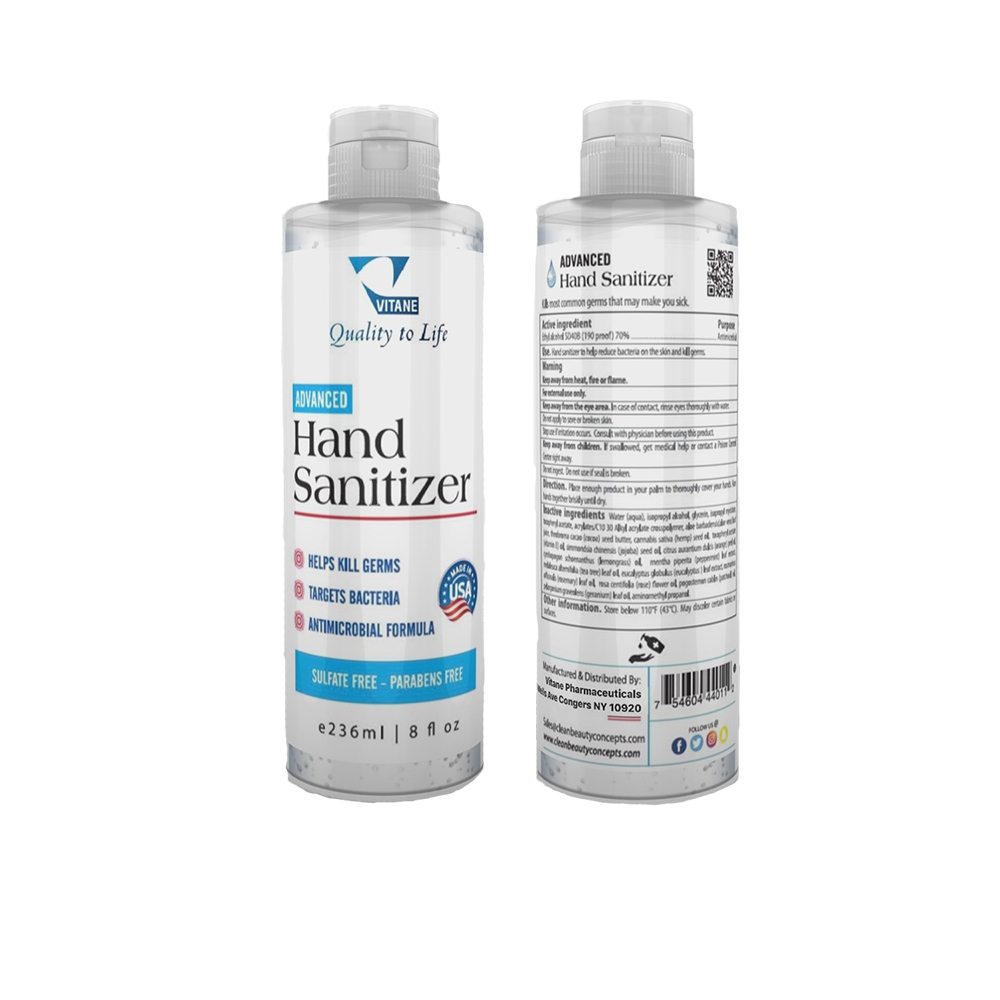 Hand Sanitizer 8.0 oz Bottle