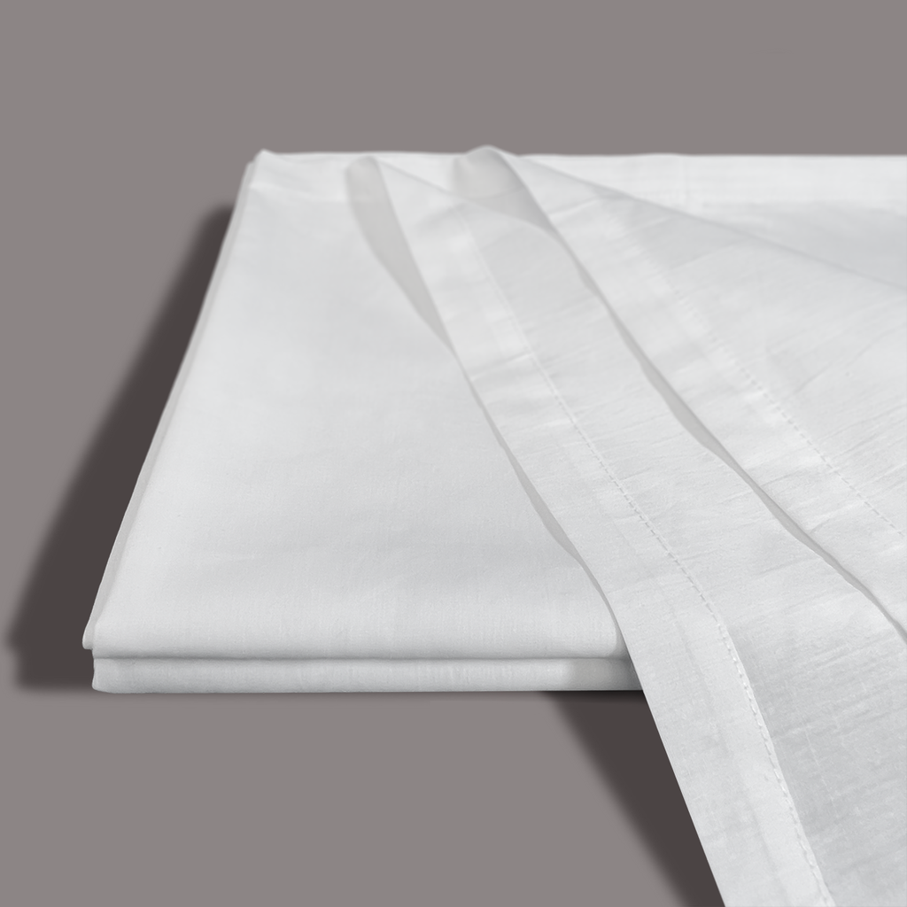 T-180 Twin Flat Sheet - White