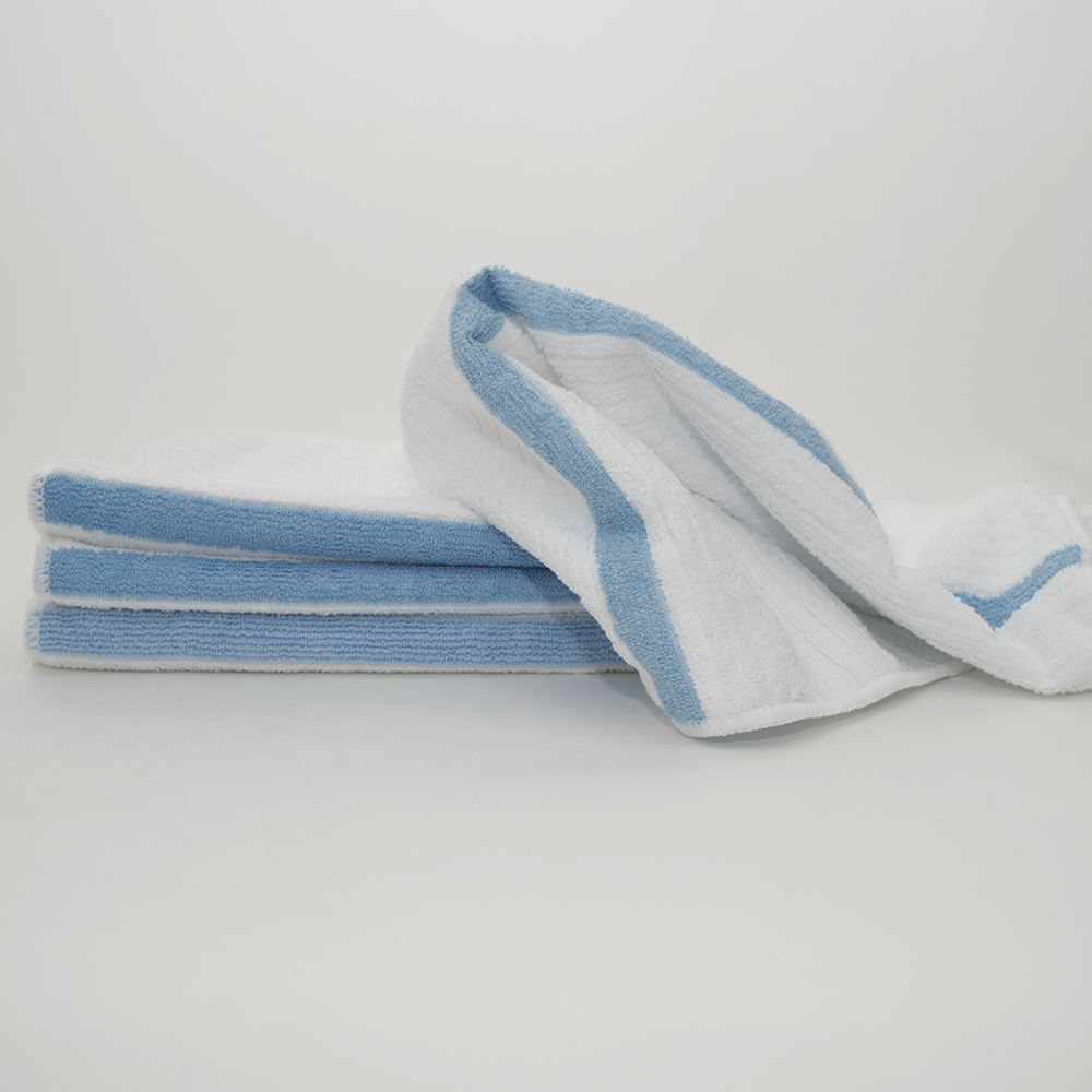 MicroMop Ribbed Microfiber Blue - 12 pack