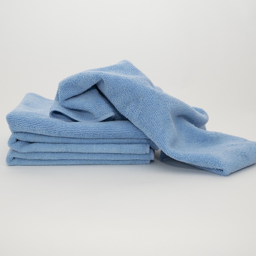 [60M-1616B] Microfiber Heavy Duty Cloth - Blue - 25PK